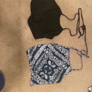tied crop tops